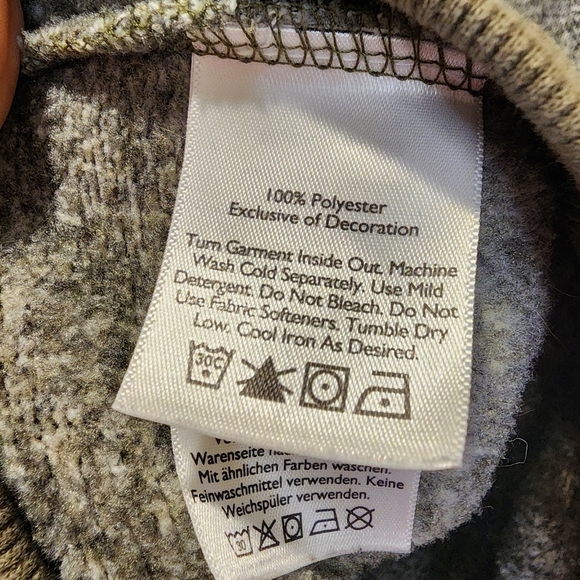 Eddie Bauer Women's Green Radietor Fleece Bomber Jacket Size XL - Picture 10 of 11